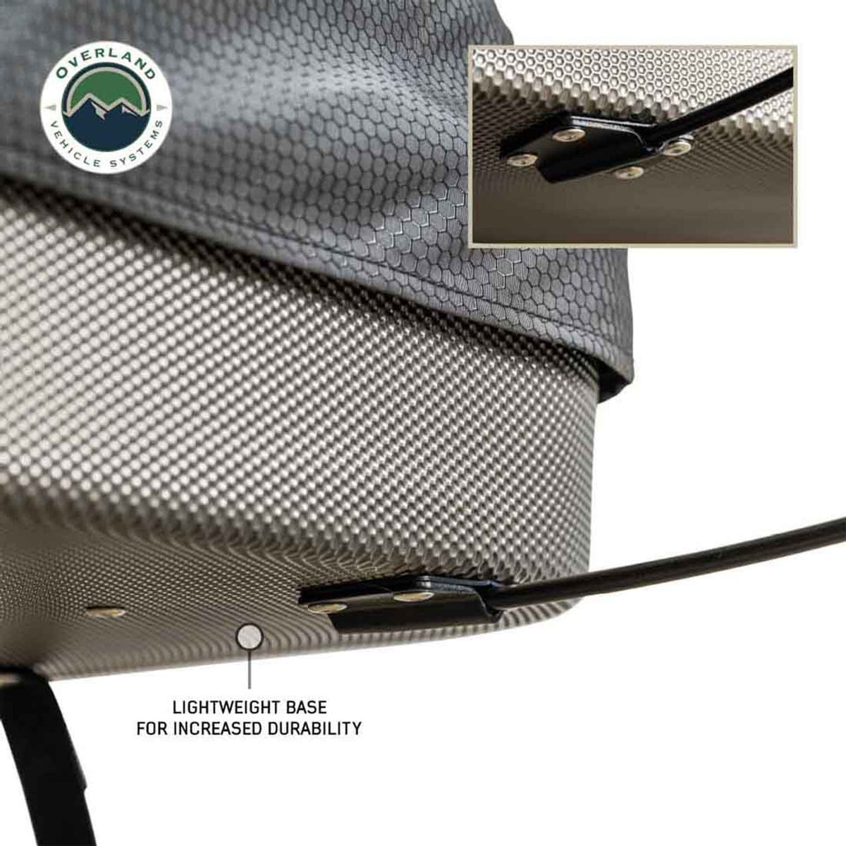 Overland Vehicle Systems HD Bundu Hard Shell Pop-Up Roof Top Tent