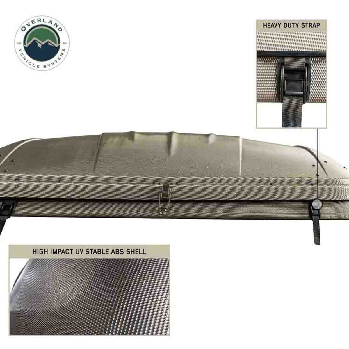 Overland Vehicle Systems HD Bundu Hard Shell Pop-Up Roof Top Tent