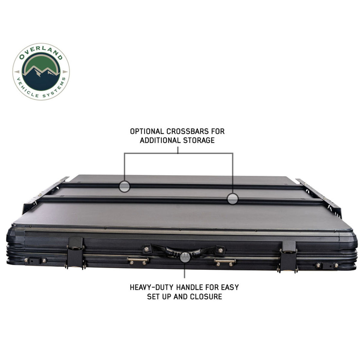 Overland Vehicle Systems XD Lhotse Clamshell Aluminum Hard Shell Roof Top Tent