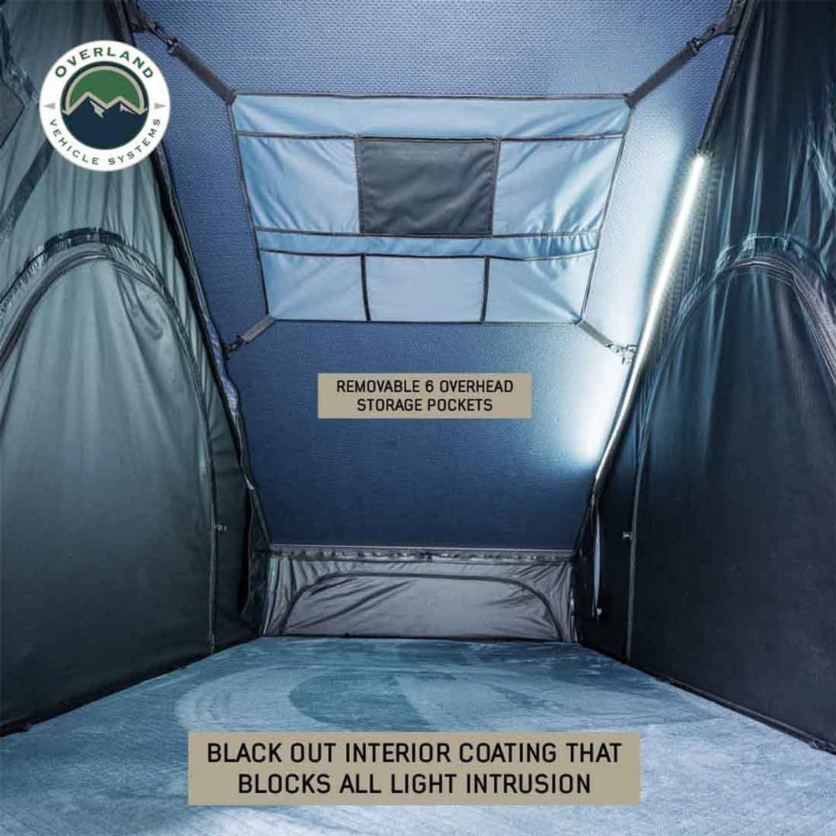 Overland Vehicle Systems XD Lhotse Clamshell Aluminum Hard Shell Roof Top Tent