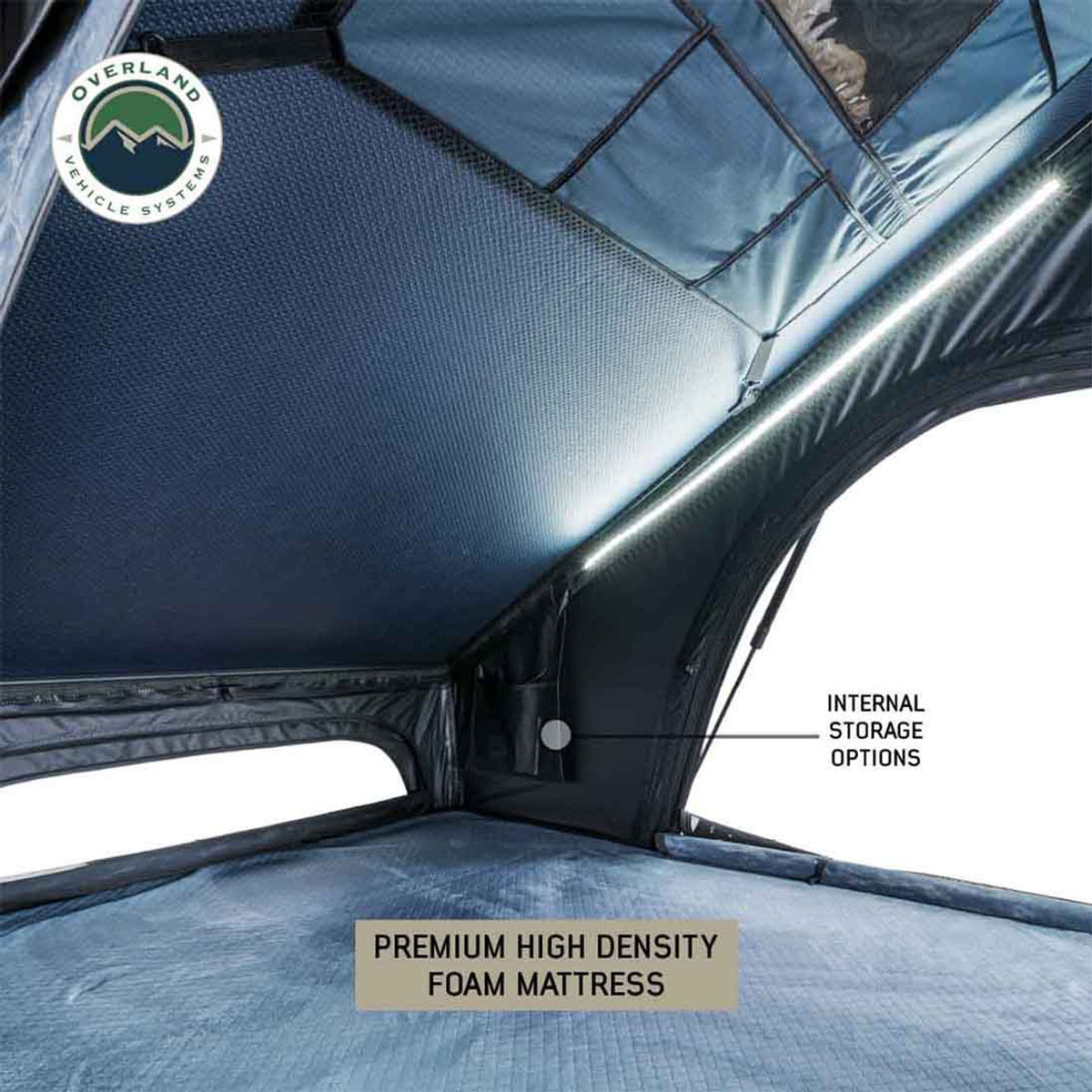 Overland Vehicle Systems XD Lhotse Clamshell Aluminum Hard Shell Roof Top Tent