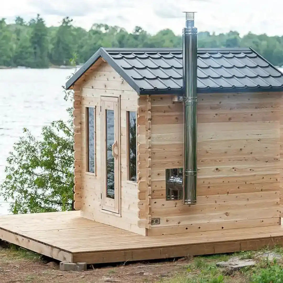 Dundalk LeisureCraft Georgian 6-Person Outdoor Sauna