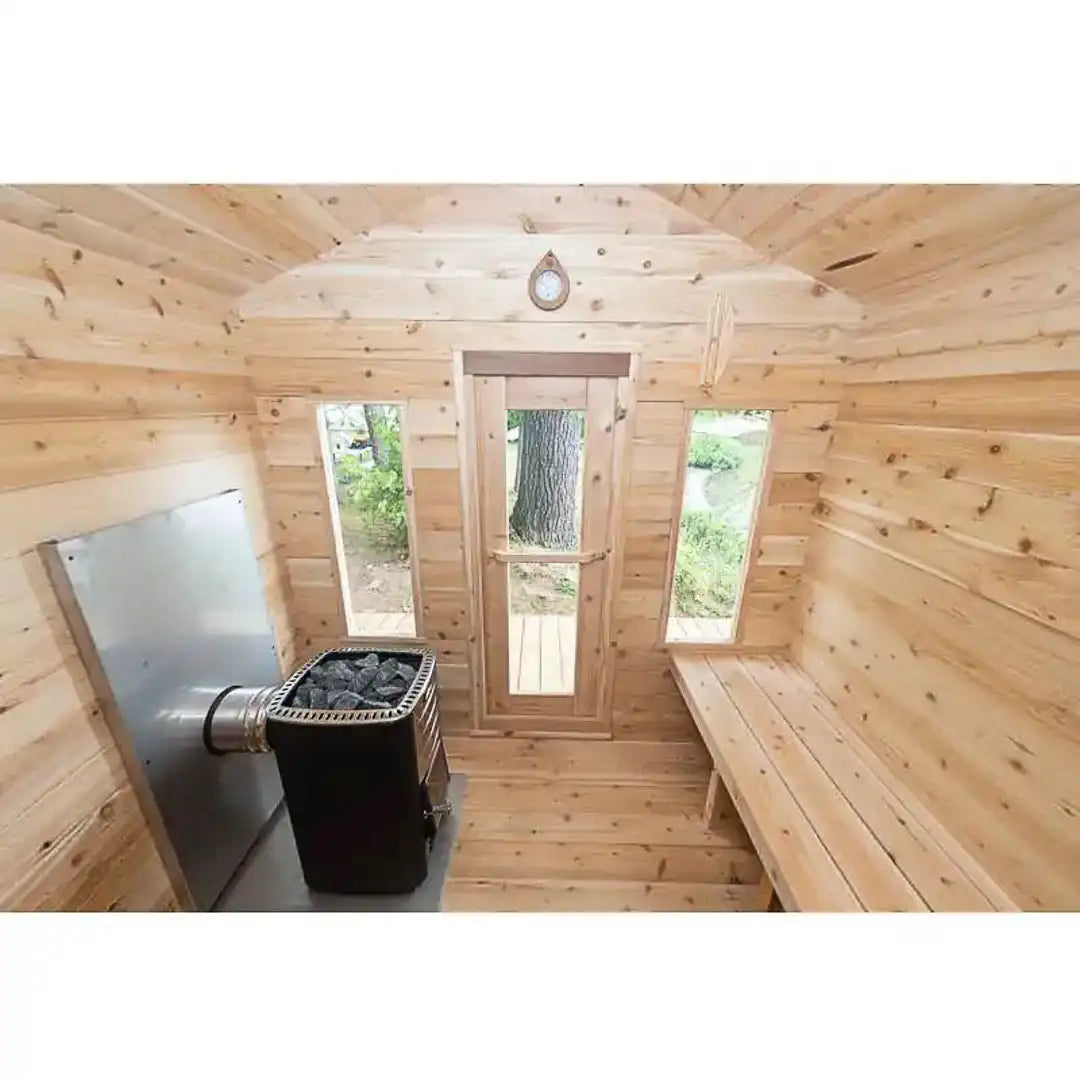 Dundalk LeisureCraft Georgian 6-Person Outdoor Sauna