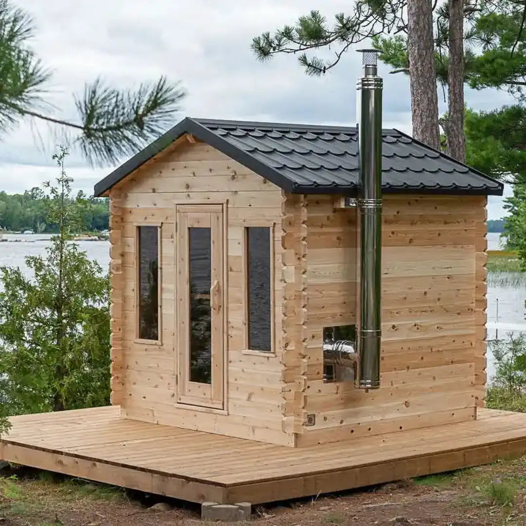 Dundalk LeisureCraft Georgian 6-Person Outdoor Sauna