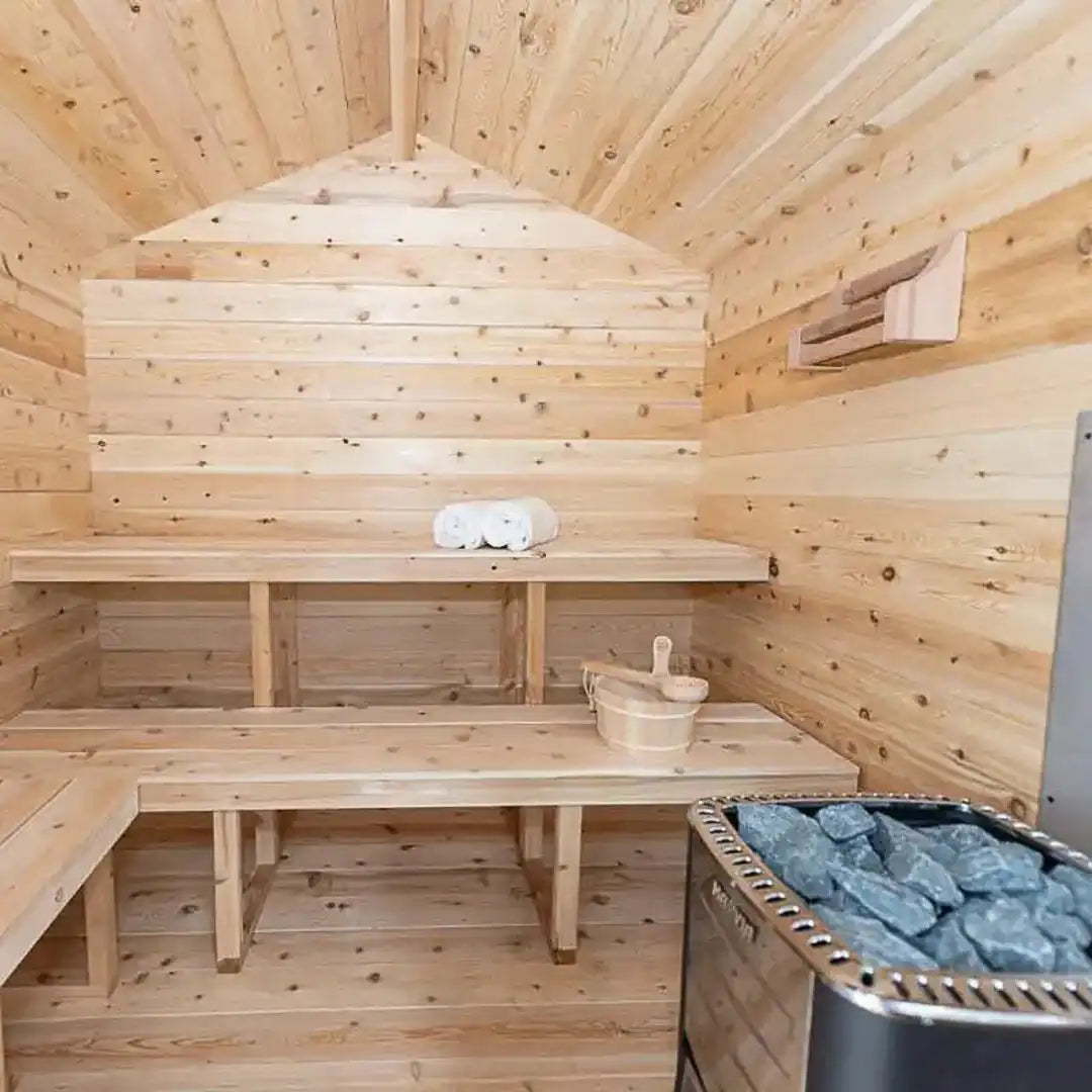 Dundalk LeisureCraft Georgian 6-Person Outdoor Sauna
