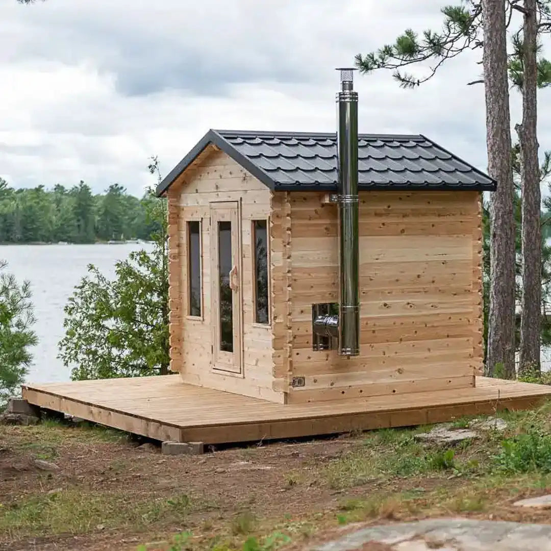 Dundalk LeisureCraft Georgian 6-Person Outdoor Sauna