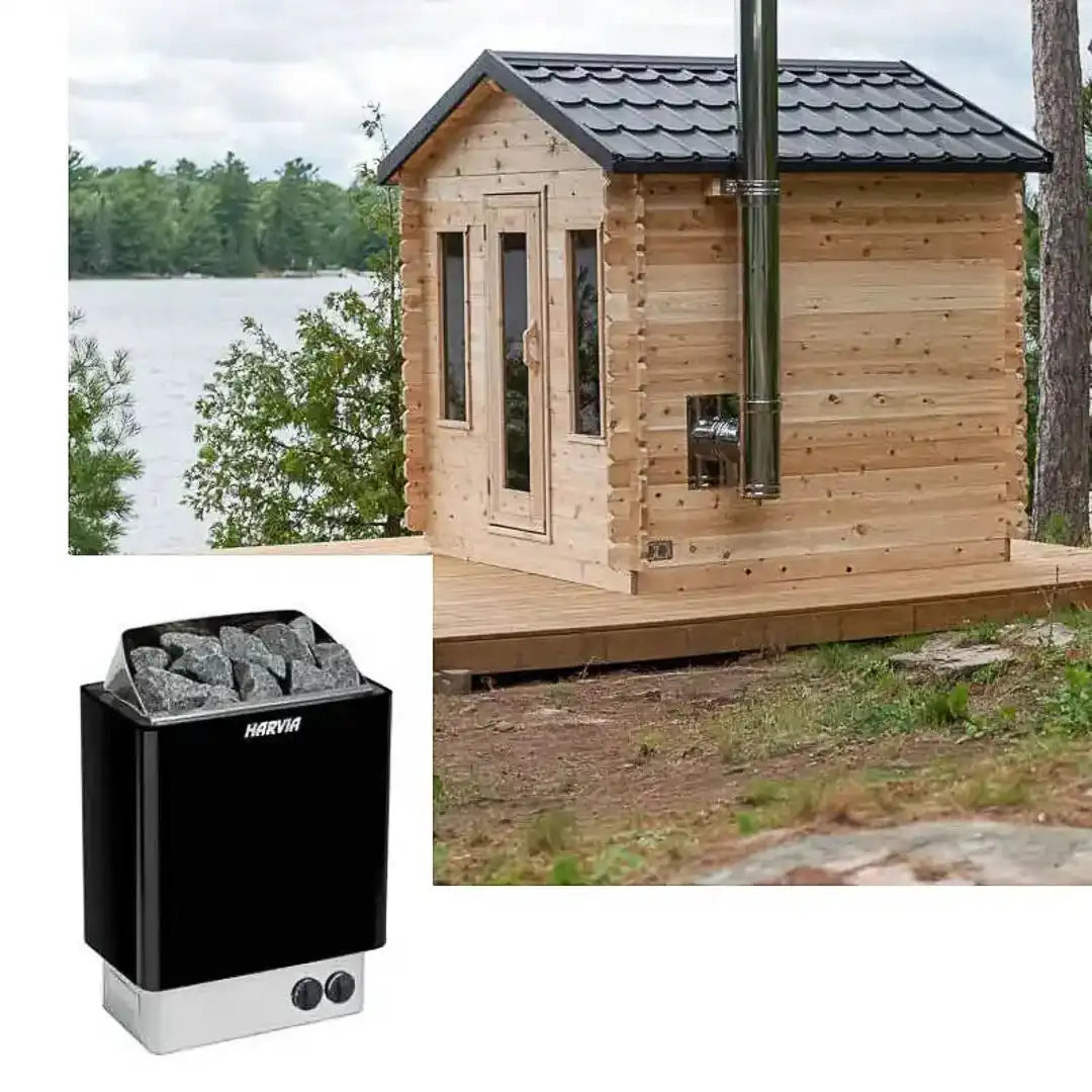 Dundalk LeisureCraft Georgian 6-Person Outdoor Sauna