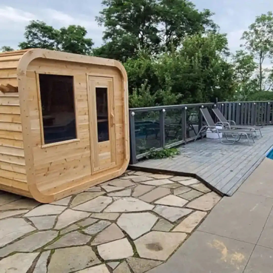 Dundalk LeisureCraft Luna 3-Person Outdoor Sauna