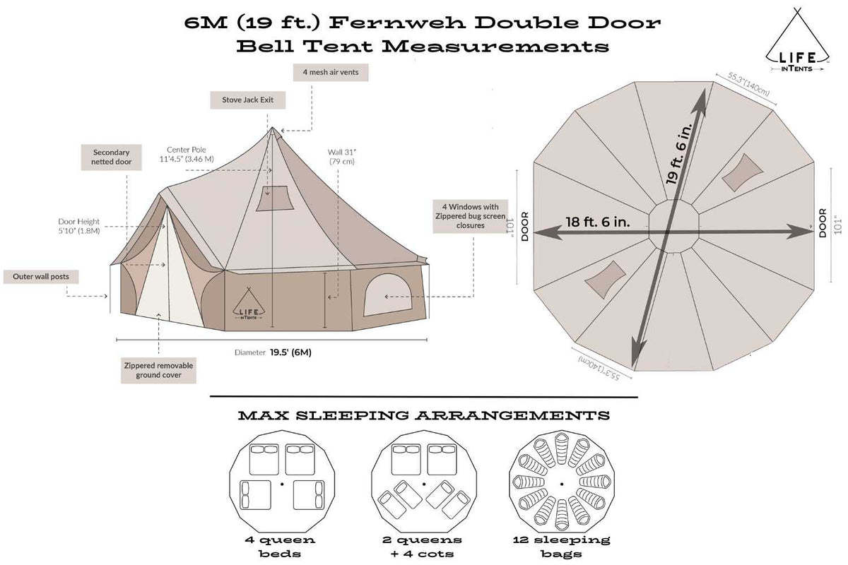 Life inTents 19' Fernweh™ Bell Tent