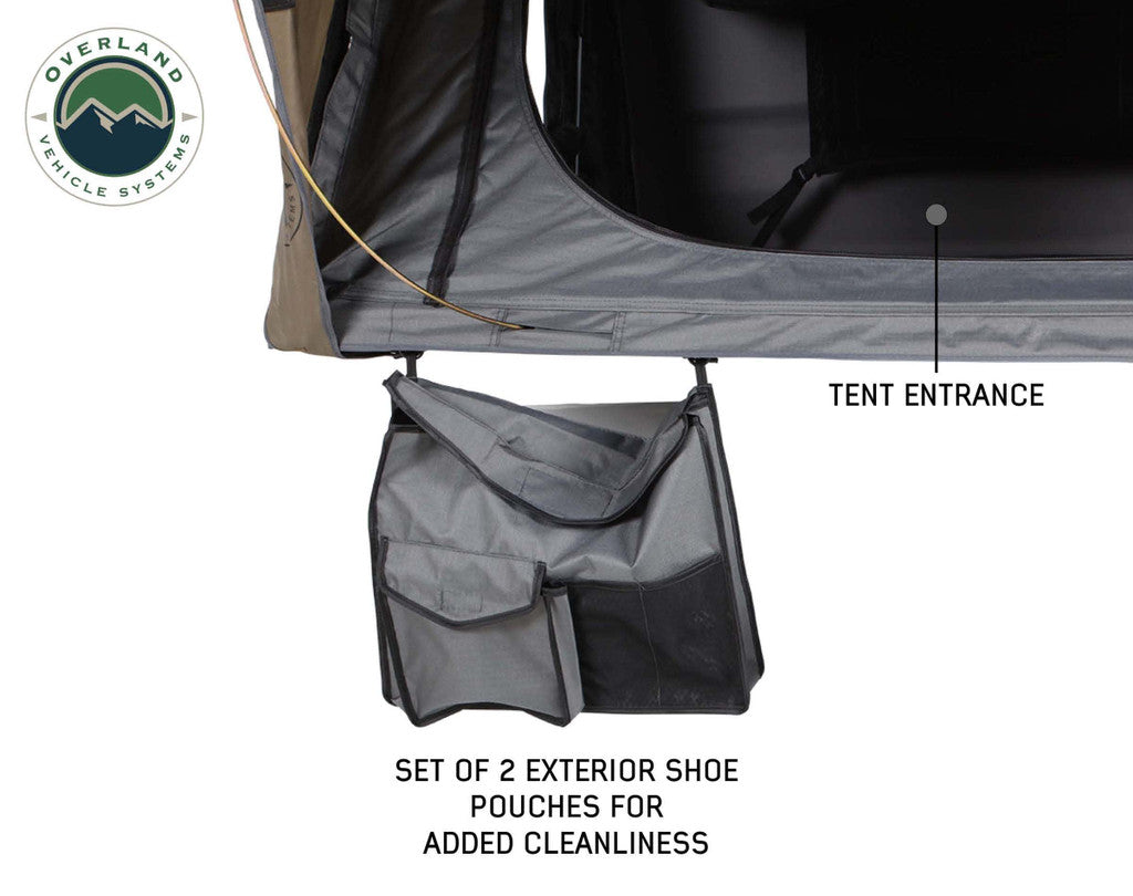 Overland Vehicle Systems Bushveld 4-Person Hard Shell Roof Top Tent