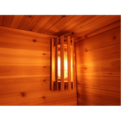 SunRay Saunas Denali 4-Person Contemporary Outdoor Sauna