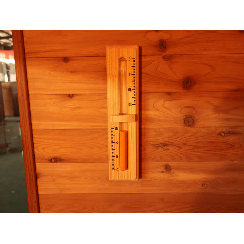 SunRay Saunas Denali 4-Person Contemporary Outdoor Sauna