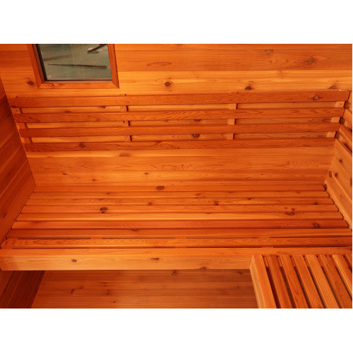 SunRay Saunas Denali 4-Person Contemporary Outdoor Sauna