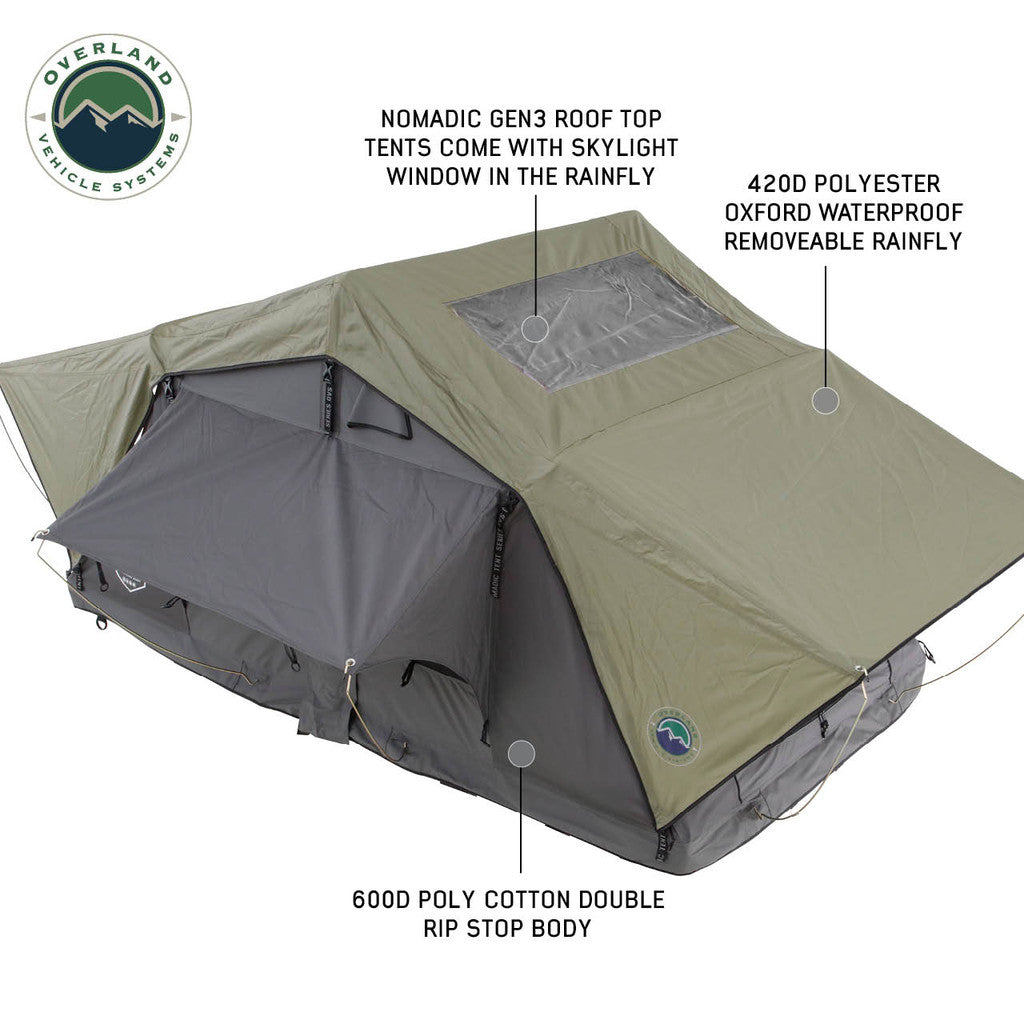 Overland Vehicle Systems Nomadic Standard Roof Top Tent