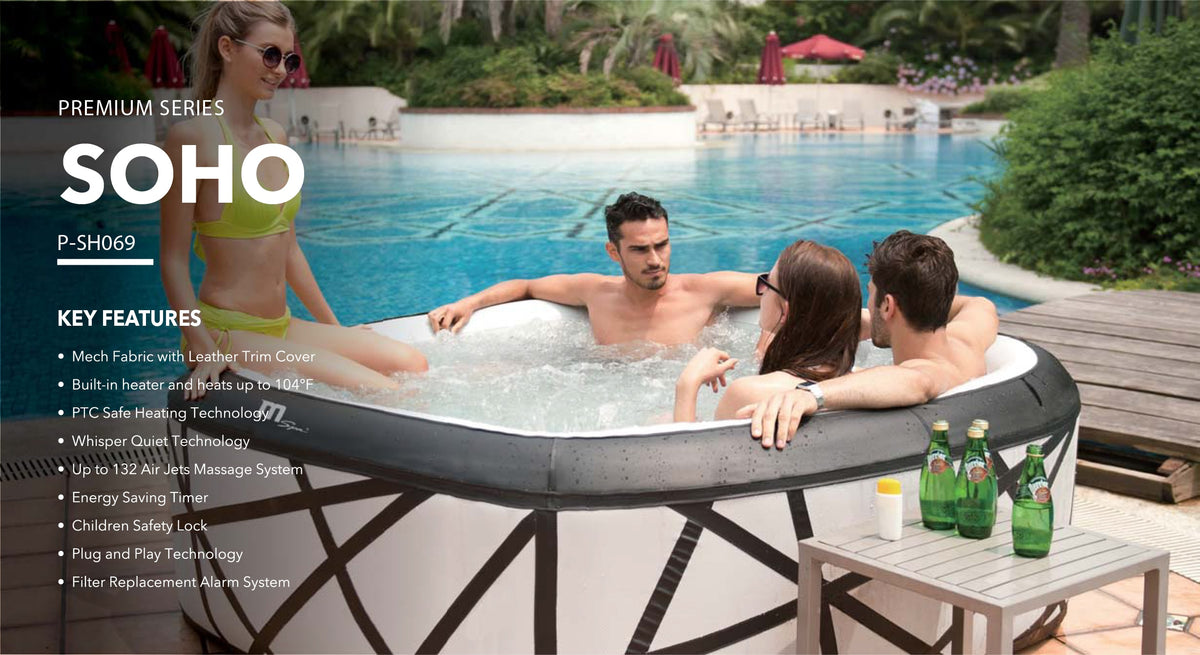 MSpa Premium SOHO 6-Person Hot Tub