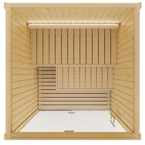 SaunaLife Xperience Series X2 2-Person Indoor Sauna DIY Kit w/LED Light