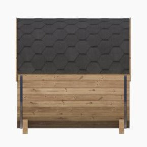 SaunaLife E7 4-Person Outdoor Barrel Sauna