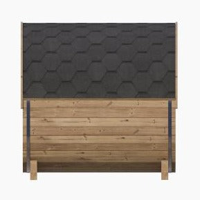 SaunaLife E8W 6-Person Outdoor Barrel Sauna - Window