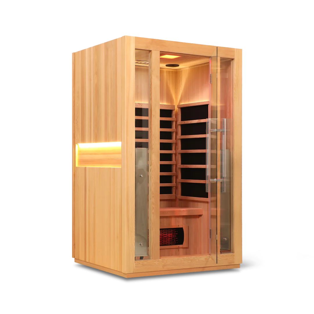 HealthSmart 2-Person Full Spectrum Smart WiFi Infrared Sauna