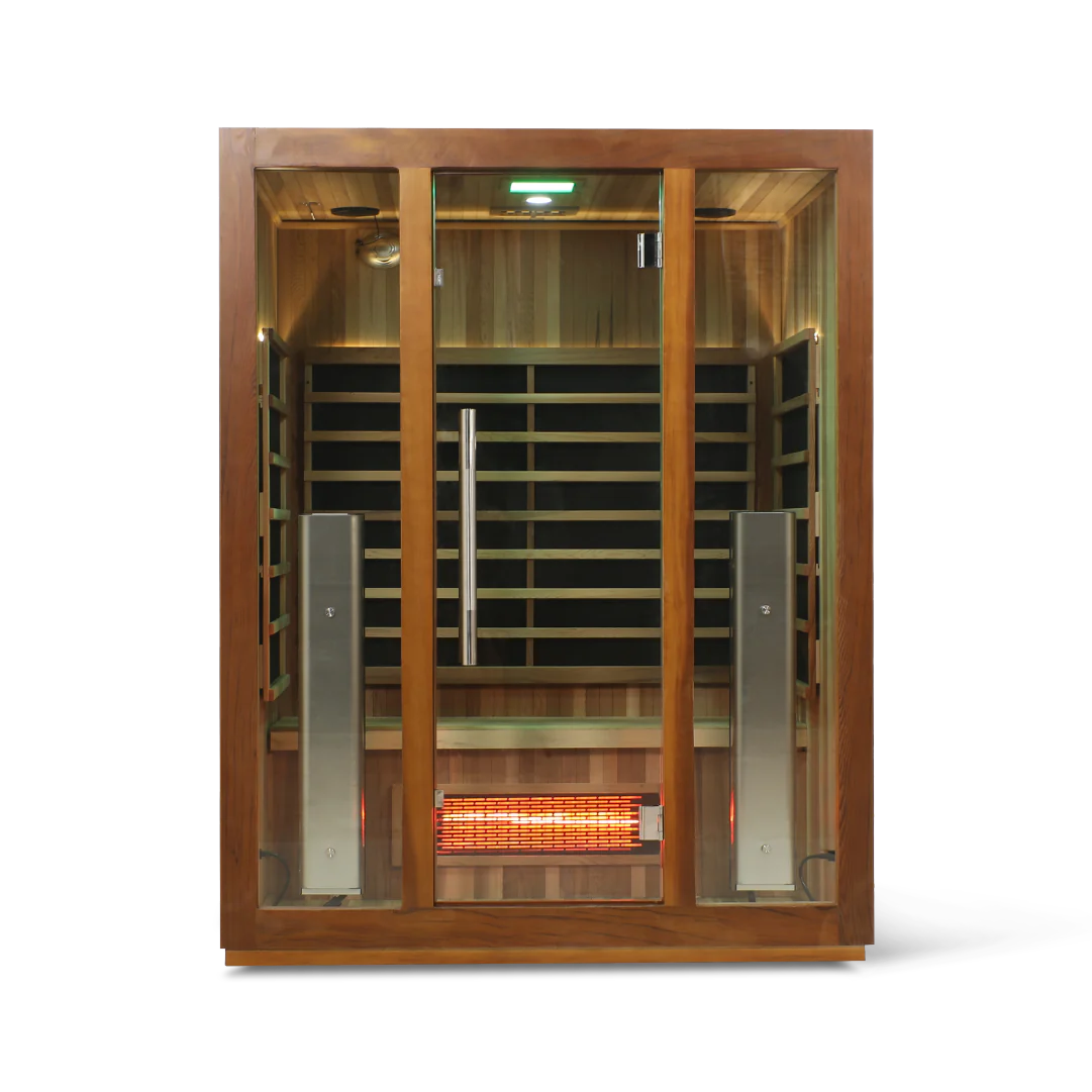 HealthSmart 3-Person Full Spectrum Smart WiFi Infrared Sauna