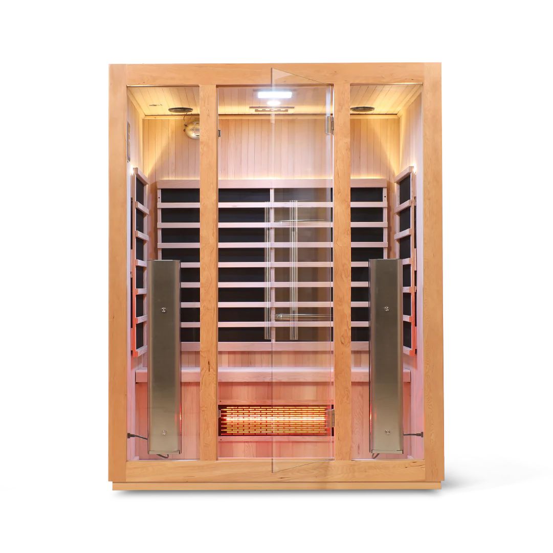 HealthSmart 3-Person Full Spectrum Smart WiFi Infrared Sauna