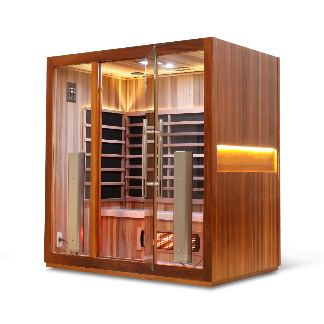 HealthSmart 4-Person Full Spectrum Smart WiFi Infrared Sauna