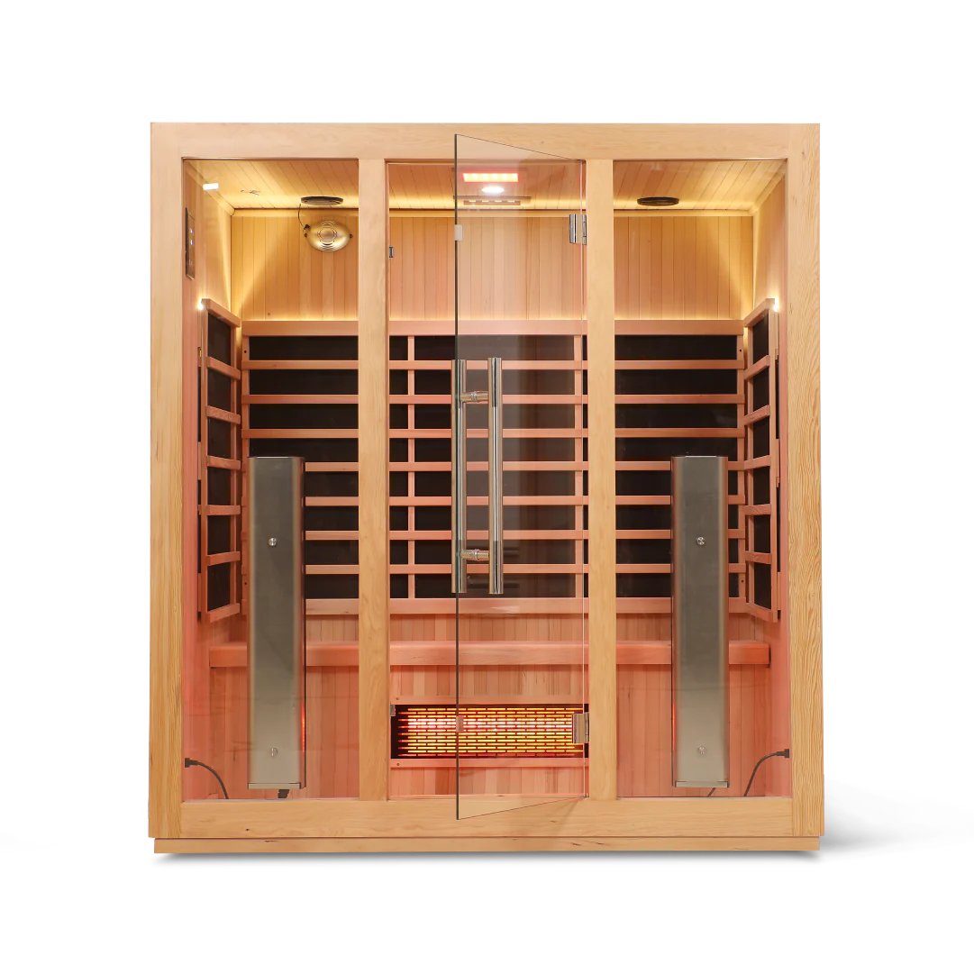 HealthSmart 4-Person Full Spectrum Smart WiFi Infrared Sauna