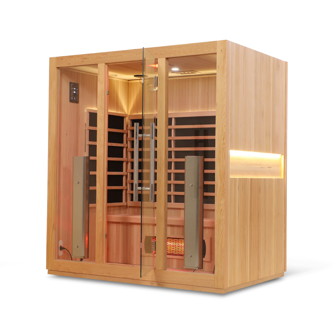 HealthSmart 4-Person Full Spectrum Smart WiFi Infrared Sauna