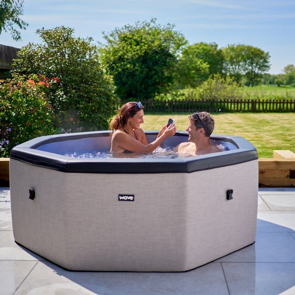 Wave Spas Como Rigid Eco-Foam Octagon Hot Tub with Integrated Heater