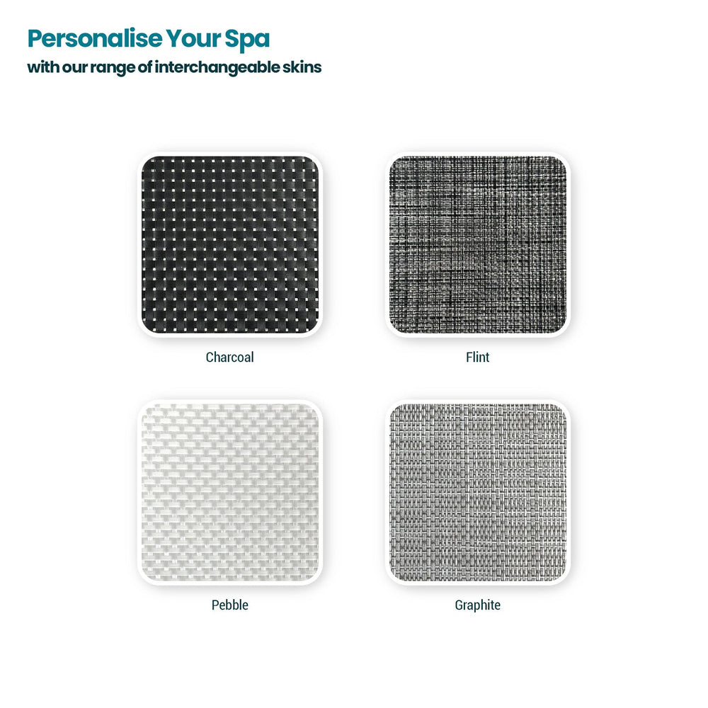 Wave Spas Garda Rigid Eco-Foam Square Hot Tub with Integrated Heater