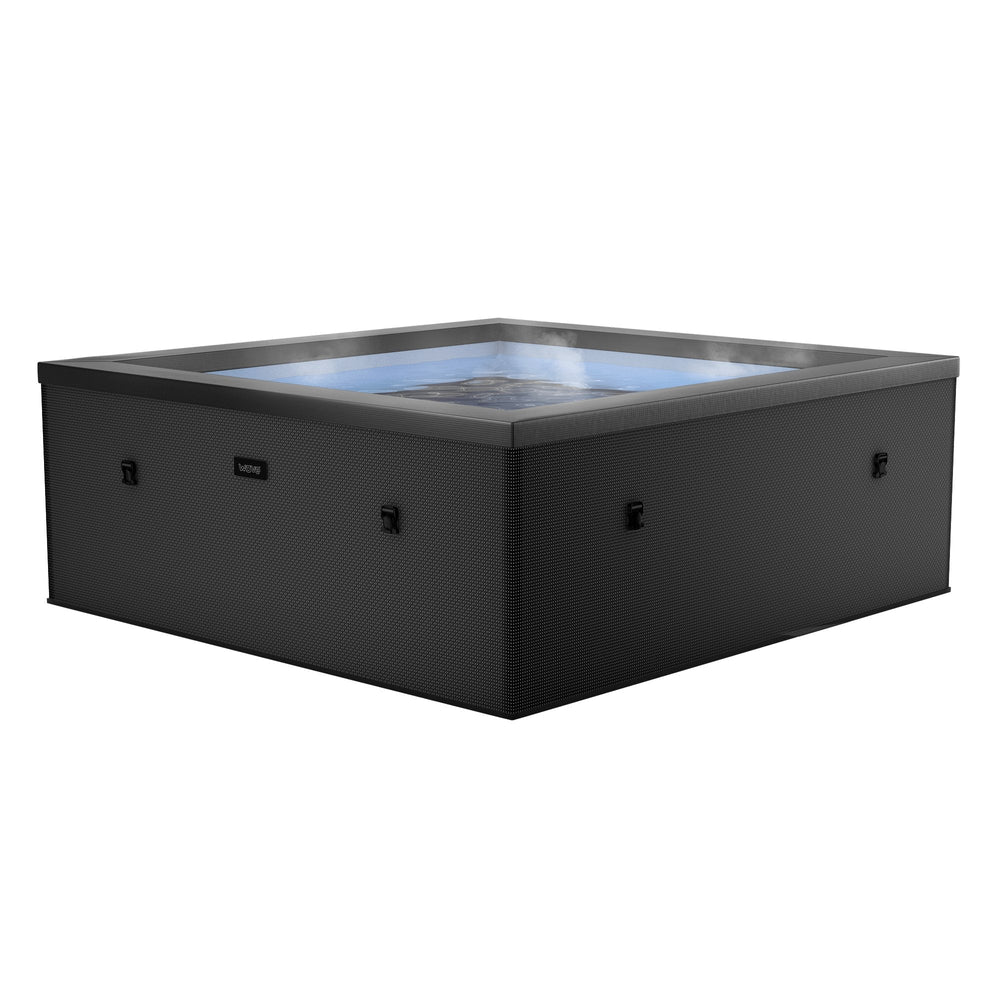 Wave Spas Garda Rigid Eco-Foam Square Hot Tub with Integrated Heater