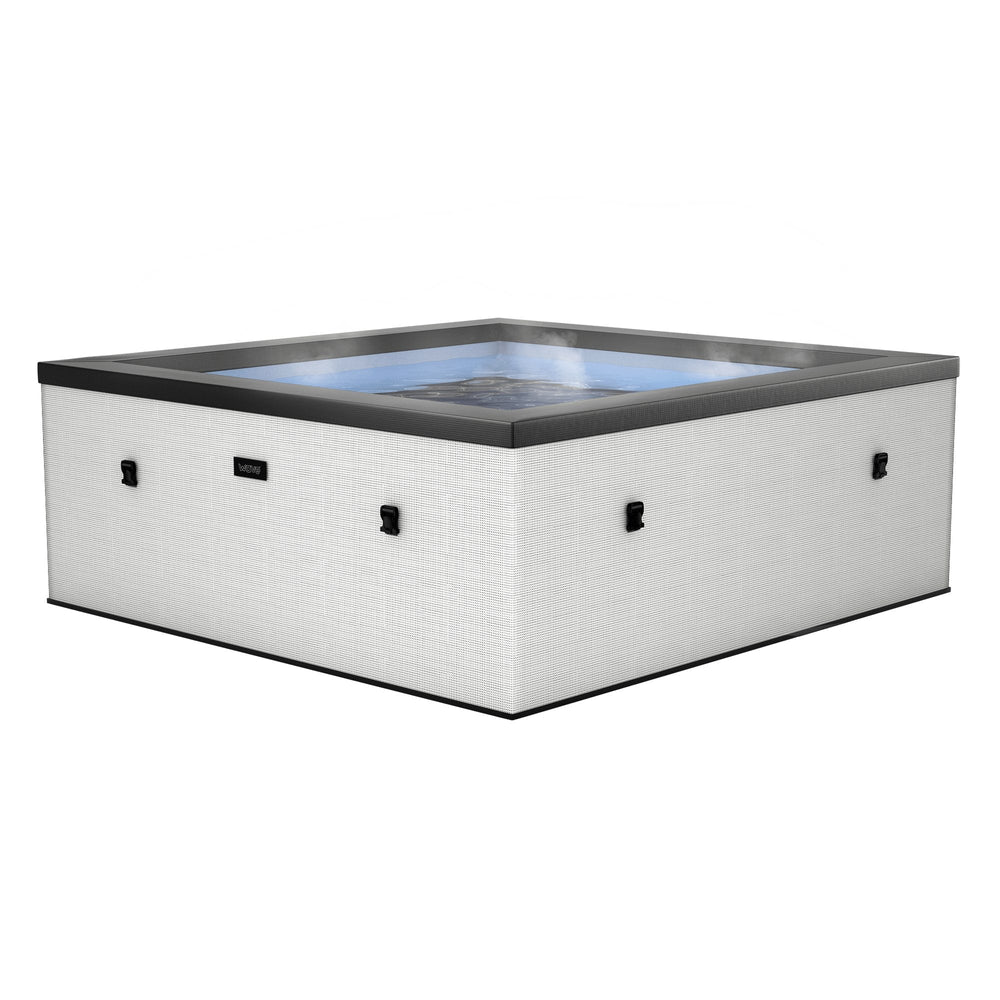 Wave Spas Garda Rigid Eco-Foam Square Hot Tub with Integrated Heater