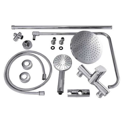 SaunaLife Rain Series R3 Outdoor Barrel Shower Kit