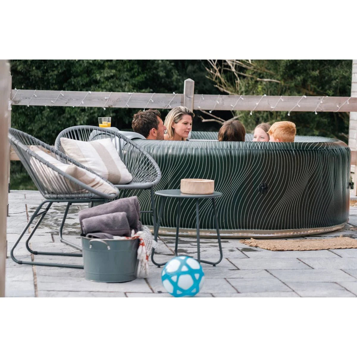 MSpa Comfort METEOR Round 6-Person Bubble Spa