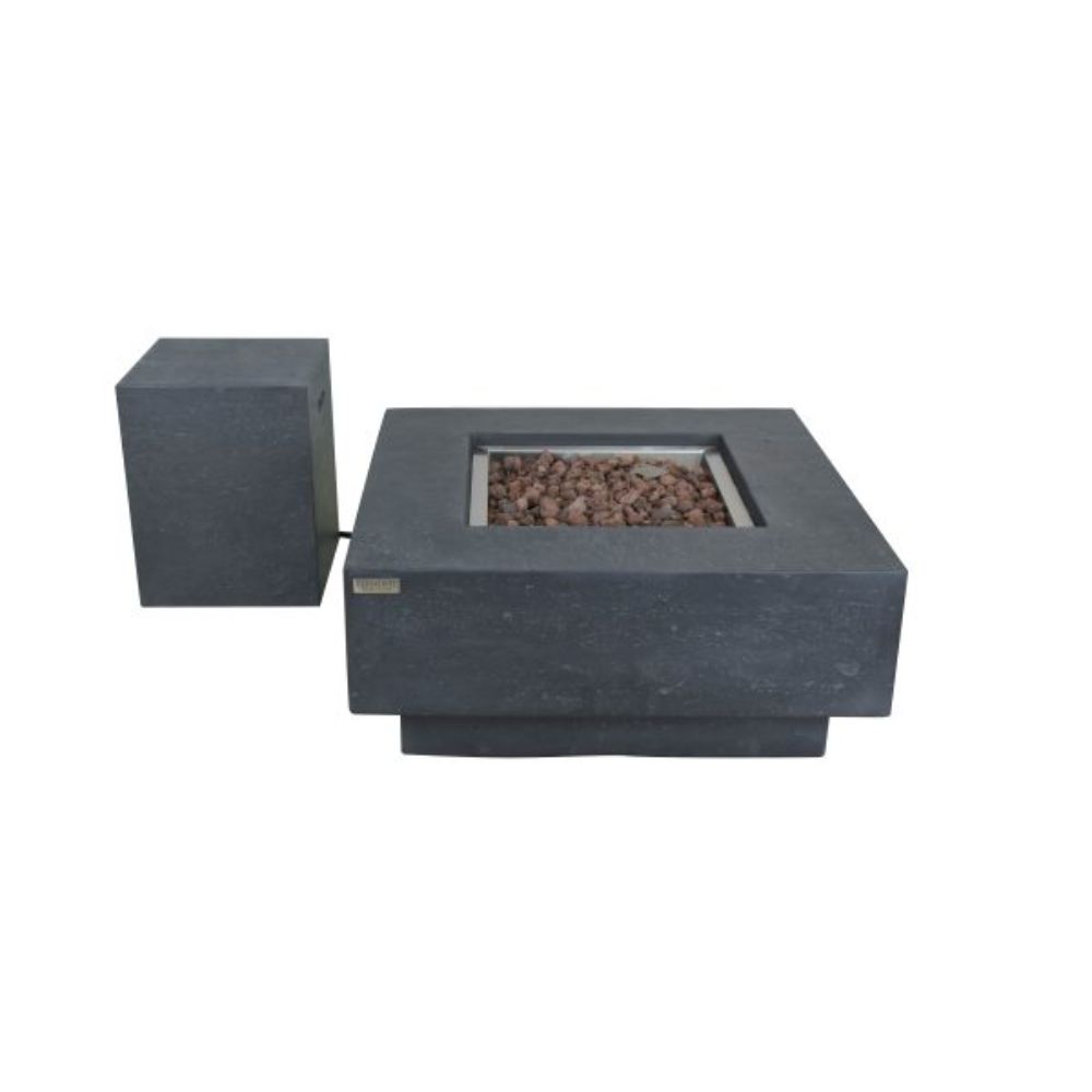 Elementi Manhattan Dark Gray Fire Table