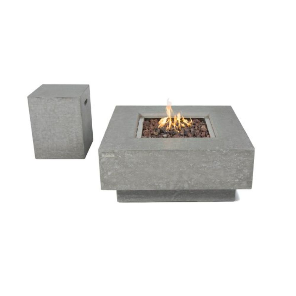 Elementi Manhattan Light Gray Fire Table