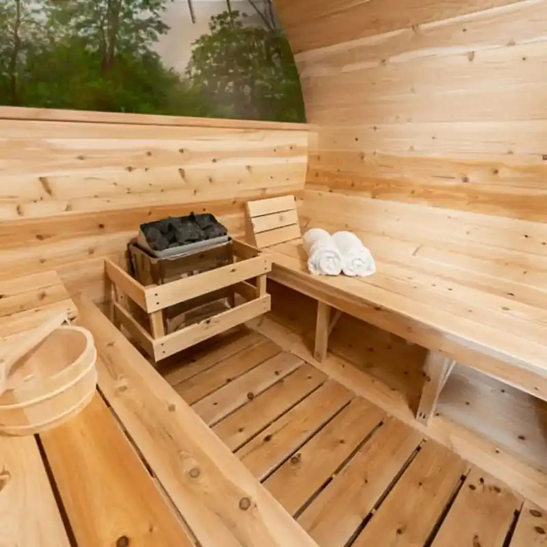 Dundalk LeisureCraft Serenity CTC2245MP 4-Person Outdoor Sauna