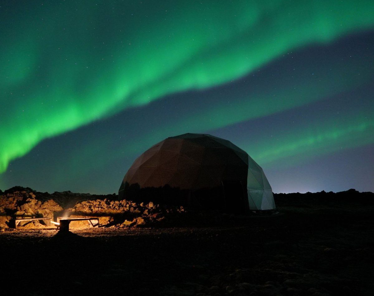 Luna Glamping 32&#39; Stargazer Geodesic Glamping Dome