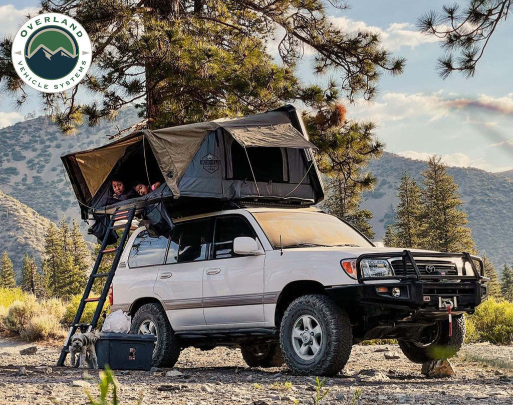 Overland Vehicle Systems Bushveld 4-Person Hard Shell Roof Top Tent