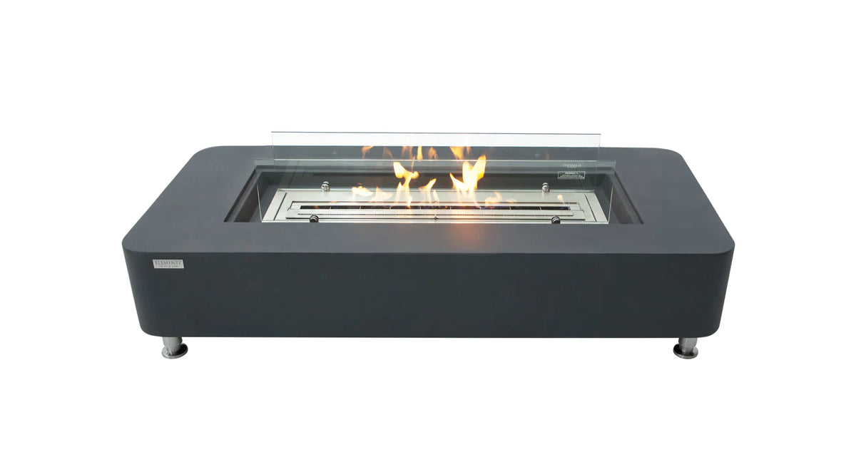 Elementi Sydney Slate Black Fire Table