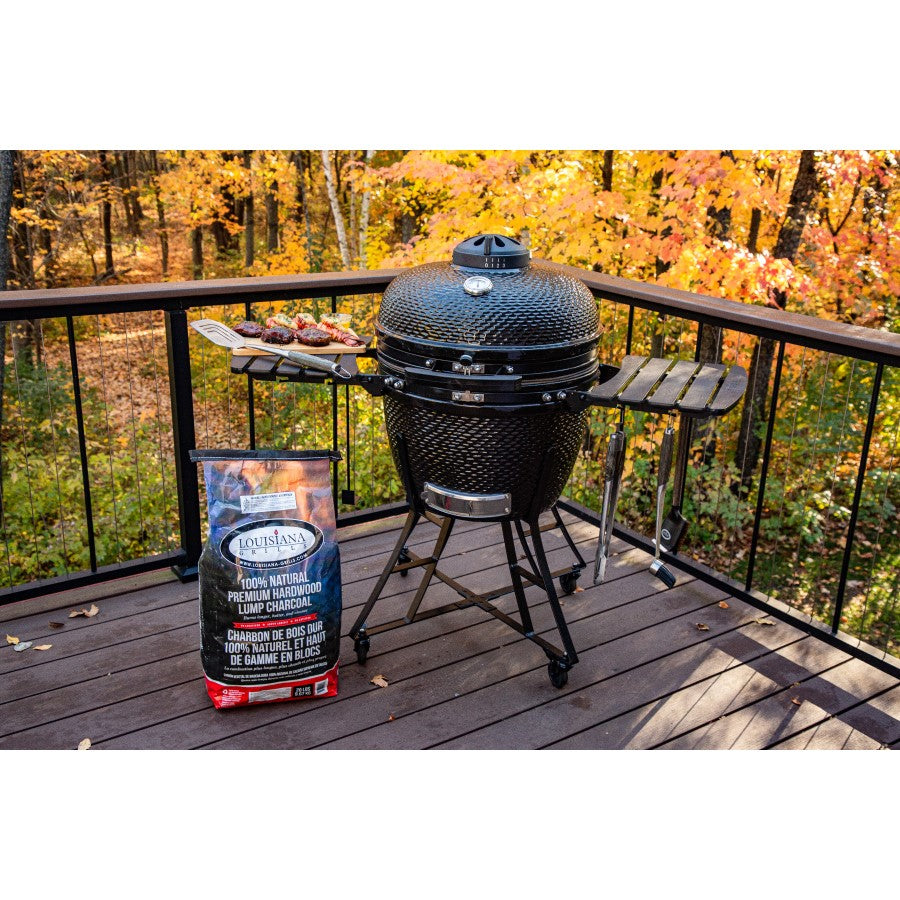 Louisiana Grills 24&quot; Ceramic Kamado Charcoal Grill