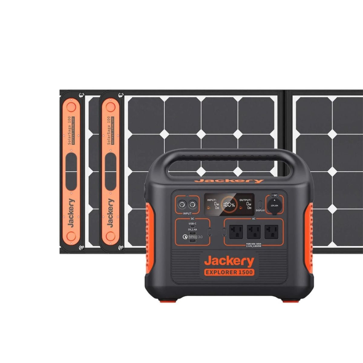Jackery Explorer 1500 Pro Portable Generator Kit with 200W Panels