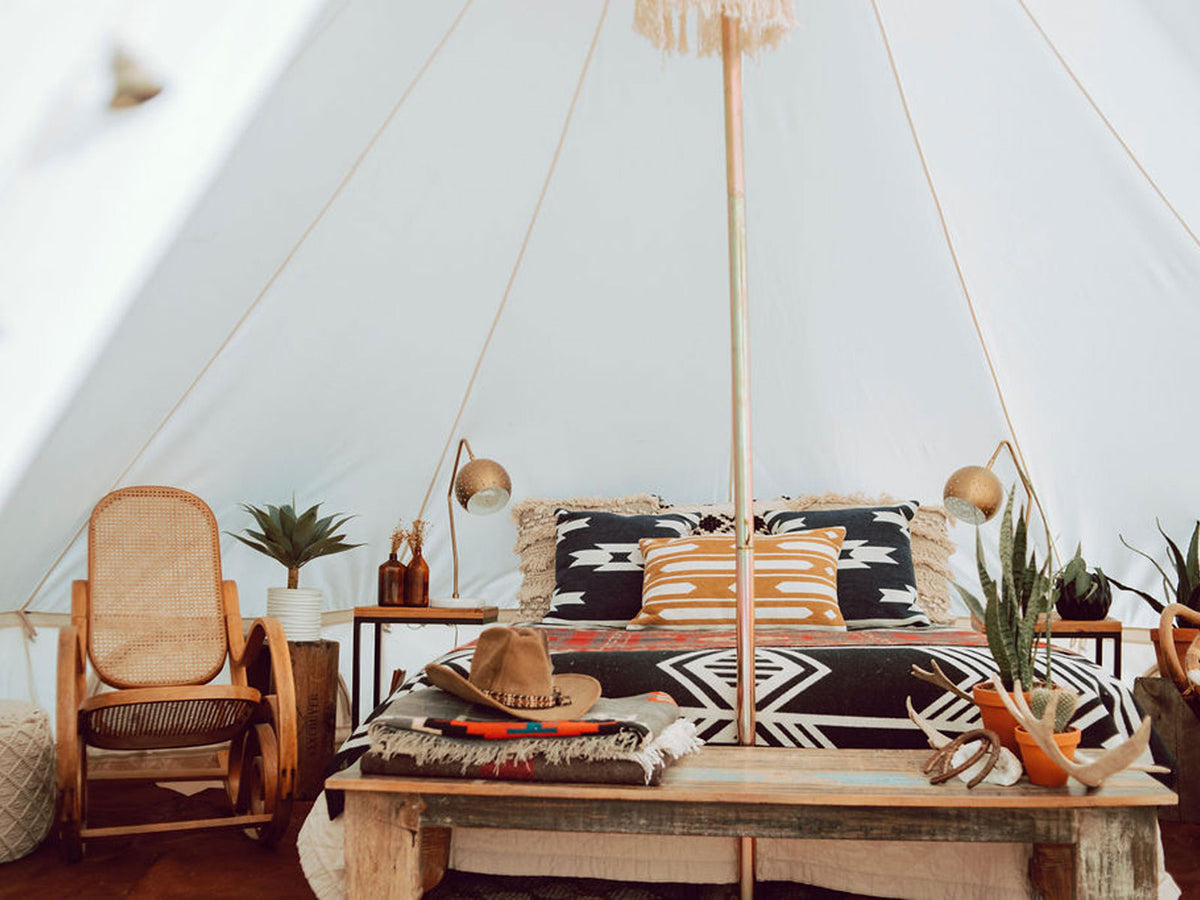 Luna Glamping 16&#39; Canvas Bell Tent