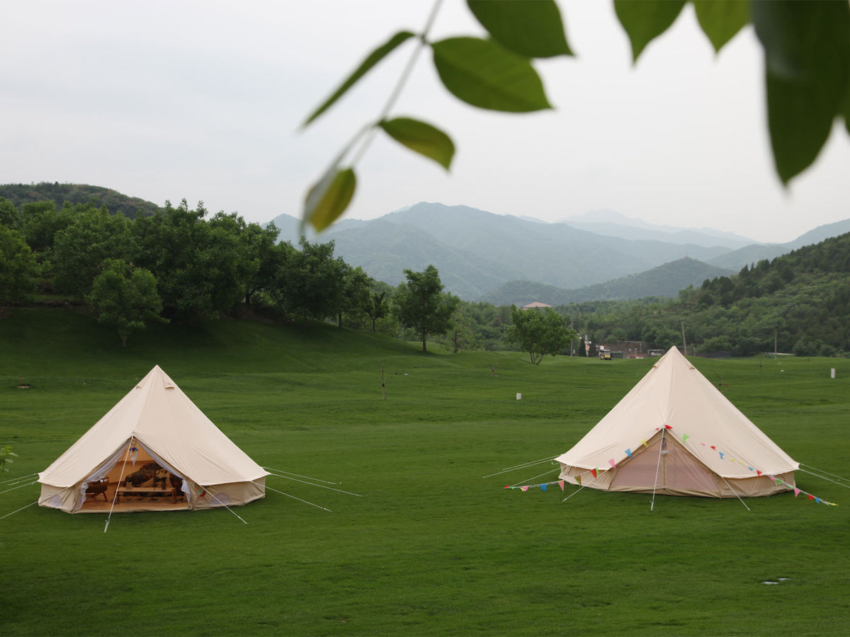 Luna Glamping 16&#39; Canvas Bell Tent