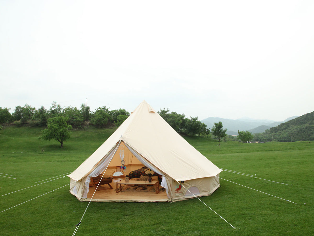 Luna Glamping 16&#39; Canvas Bell Tent