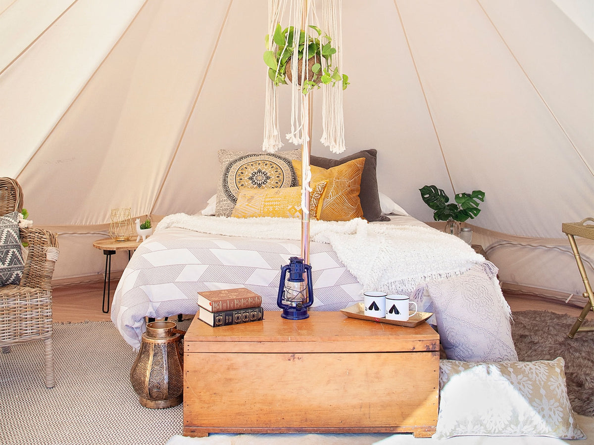 Luna Glamping 16&#39; Canvas Bell Tent