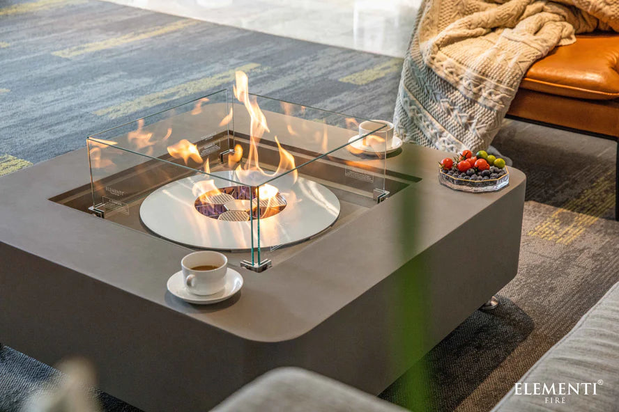 Elementi Perth Space Gray Fire Table