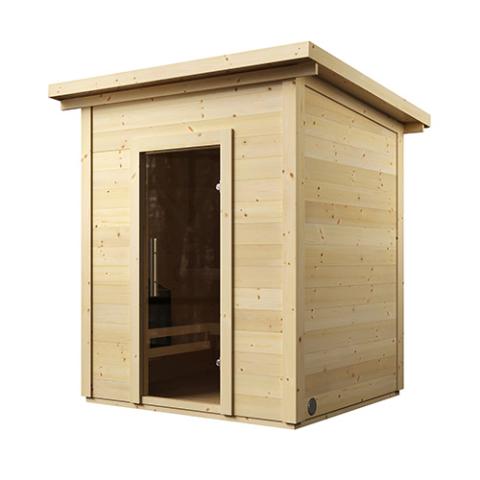 SaunaLife G2 4-Person Outdoor Home Sauna