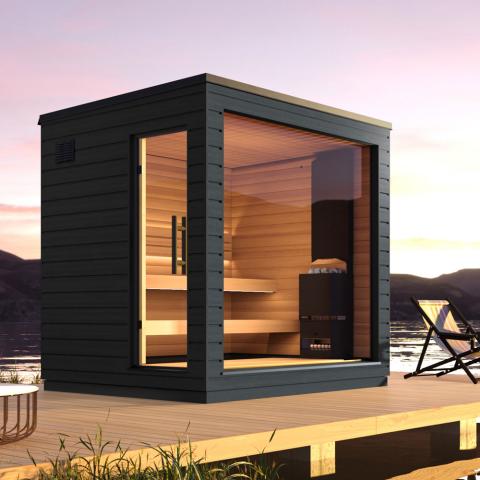 SaunaLife G6 5-Person Outdoor Home Sauna