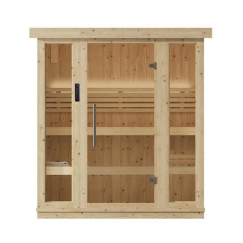 SaunaLife Xperience Series X6 4-Person Indoor Sauna DIY Kit w/LED Light